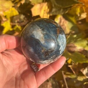 Dumortierite (2) sphere | crystal